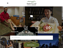 Tablet Screenshot of montclairvillage.com